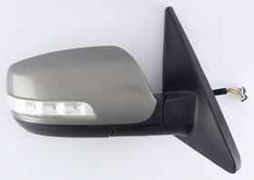 876201u5000 Kia 11 - 15 Sorento Heated Passenger Mirror With Turn Signal Titanium Silver