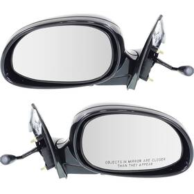 76250sr3a05 Kool Vue Manual Remote Mirror Set Of 2 For 1992-1995 Honda Civic Folding Paintable