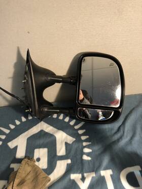 Fd89cr Kool Vue Tow Mirror For 02 07 Ford F-250 Super Duty Passenger Side Power Heated Signal