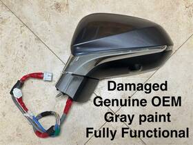87940-0e916 Lexus Oem 2016-2022 Rx350 Rx450h Left Driver Door Mirror Camera Blind Spot Gray 87940-0e916 Lexus Oem 2016-2022 Rx350 Rx450h Left Driver Door Mirror Camera Blind Spot Gray