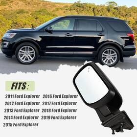 Gb5z17683tcptm  Lqito 2011-19 Ford Explorer Front Left Side Door Outside Mirror F4