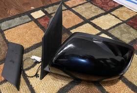 128-50766 Mazda 2010-2012 Cx-7 Oem Driver Left Side View Power Door Mirror Black