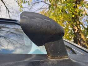 128-56173br Mazda Passenger Right Side View Mirror Manual Fits 81-85 Rx7