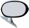 Mb2211 Oer Chrome Manual Bullet Outer Door Mirror Cuda Challenger Charger