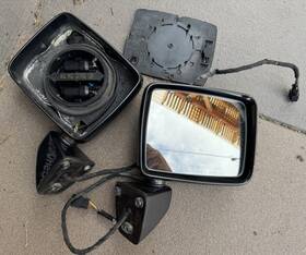 463-810-40-16-9999 Mercedes 2002-2010 Oem G500 Side Mirrors Without Turn Signals Tectite Metallic Gray