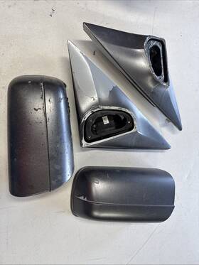 140-810-05-87 Mercedes-benz 1996-99 W140 Pair Left And Right Wing Rear View Mirror Cap Mount Covers 140-810-05-87 Mercedes-benz 1996-99 W140 Pair Left And Right Wing Rear View Mirror Cap Mount Covers