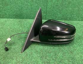 2128100164 Mercedes-benz 10-11 W204 C250 C300 Front Left Side Rear View Door Mirror Black Oem