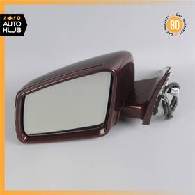 2218101176 Mercedes-benz 10-13 W221 S550 S400 Side Rear View Door Mirror Left Red Oem