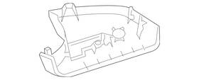 292-810-48-00 Mercedes-benz Genuine Cover Trim 292-810-48-00 Mercedes-benz Genuine Cover Trim