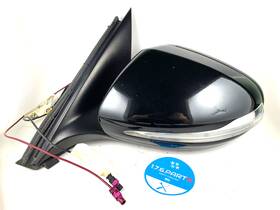 A2058103316 Mercedes-benz 2015 C300 W205 Front Left Door Rear View Mirror Oem Black 15-18