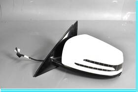 A2078104516 Mercedes-benz 10-17 E350 W207 Coupe Left Driver Side View Power Door Mirror White Oem