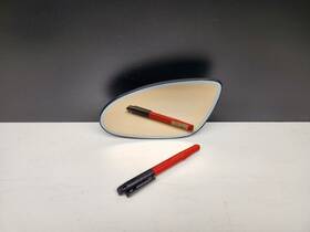 Mercedes-benz Gentex 221 810 12 21 2006-2009 W221 Cl Cls S Class Mirror Glass Left Side Oem