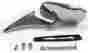 Lg-00-1932 Mi03-701 Goldenstar 1970-1972 Chevelle Monte Carlo Exterior Outside Door Mirror Ribbed Base Each