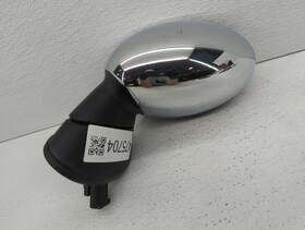 128-51654b Mini 2008 Cooper Driver Left Side View Power Door Mirror Chrome L01bw