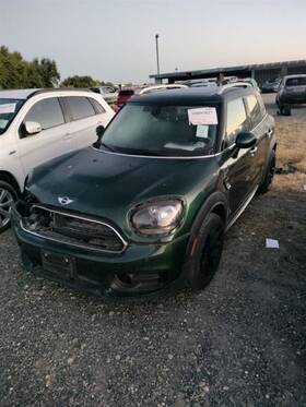 51167471271 Mini Cooper 2017-2019 Countryman Green Driver Left Side View Mirror Oem