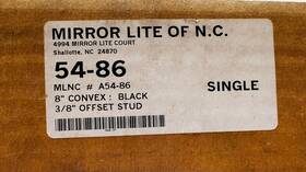 59-307 Mirror Lite Company Convex Head 8 Inch Bus/truck Used