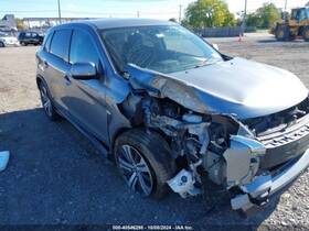 128-12328br Mitsubishi Passenger Side View Mirror Manual Folding Fits 15-20 Outlander Sport 11106734