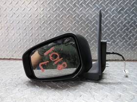 128-130588br Mitsubishi 2014 2015 2017-2020 Mirage Left Driver Side View Mirror Black