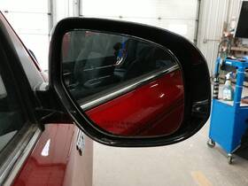 7632d852 Mitsubishi Oem Side View Door Mirror For Outlander Right Red Pwr Surround Tested Gd