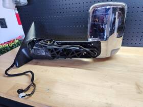 82214909ag Mopar Ram 4th Gen Lh Oem Power Tow Mirror With Signal Chrome