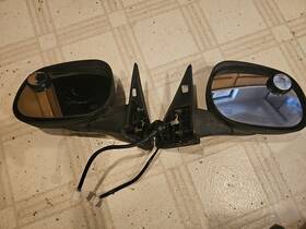 Mra09642 Mopar 1994-2002 Dodge Ram 1500 2500 3500 Oem Power Heated Tow Mirrors Textured Black