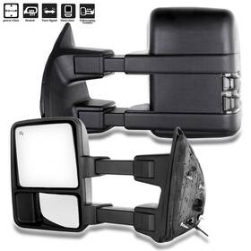 12332890 Motofatory Left And Right Towing Mirror Pair For 03-07 Ford Black Heated Turn Signal 12332890 Motofatory Left And Right Towing Mirror Pair For 03-07 Ford Black Heated Turn Signal
