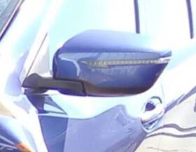 128-10165l Nissan 18-20 Rogue Lh Driver Side View Door Mirror Power With Heat Oem Lkq
