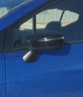 128-11591bl Nissan 2020-2024 Versa Lh Driver Door Mirror Side View Oem