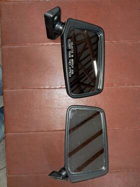 128-52641l Nissan Pair Side View Mirror Manual Thru 10/82 Od Fits 80-83 Pickup