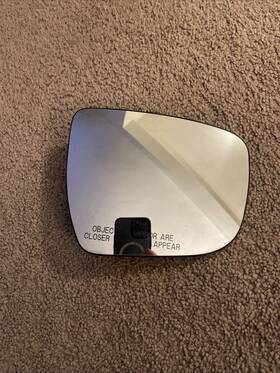 20843018 Nissan 2014-2017 Rogue Rh Passenger Rigth Mirror Glass Not Heated Oem