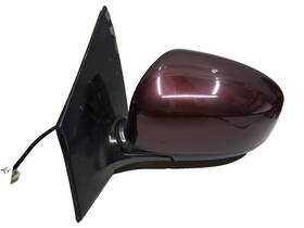 52954 Nissan 09 10 11 12 13 14 Murano Left Burgundy Door Mirror Three Wires Oem
