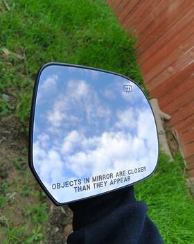 96365-3an0b Nissan 963653an0b Oem 2013-17 Leaf Front Right Driver Heated Mirror Glass Zero