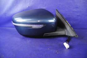 Dmr-10164 Nissan 14-16 Rogue Heat Signal Passenger Rh Power Door Side View Mirror Blue Oem