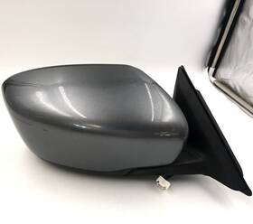 C02b18067 Nissan E4034237 2016-2020 Rogue Passenger Side View Power Door Mirror Gray Oem