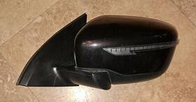 G835h120 Nissan 2017-2020 Rogue Side View Mirror Driver Left Painted Black Without Heat