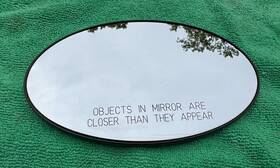 41-4213-463 Oem 02-06 Mini Cooper Rh Passenger Side Non Heated Glass Mirror