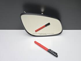 7l5857522d Oem 2003-2006 Porsche Cayenne Right Door Mirror Glass Heated Auto Dim