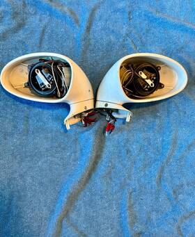 965.731.242.01 Oem Porsche 911 964 993 Aero Side Mirrors Pair Lhd