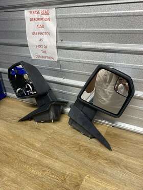 Fl34-17683-bk5ygy Oem 2015-2017 Ford F150 Mirror Chrome Driver And Passenger Left Right