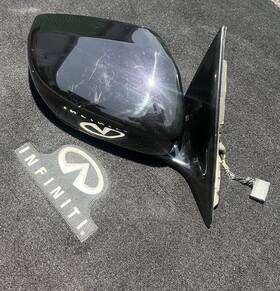 K63011ma0b Oem 2011-2013 Infiniti M37 M56 M35h Right Passenger Side Door Mirror Black