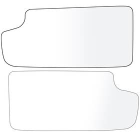 Pa84047ra671t Parautostore Lower Mirror Glass For 1988-98 Silverado Sierra 1500 Lh Rh Side