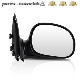 Pac1086037001part Parts-autoclub Power Manually Telescoping Mirror Black Fits 1997-2004 Ford F-150 Rh Side View