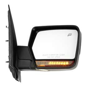 Fo1321377 Perfect Fit Fo1321391 Right Side Power Mirror Chrome For 2007-2008 Ford Expedition