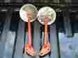 Pick-up Gm 1960-1970 Chevy C-10 Mirror Brackets And Mirrors Original Vintage Survivor C-15 C-20 C-30