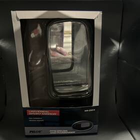 Pilot 757558710478 Universal Sport Car Auto Side Mirror 5.5 Inch X 3.5 Fits Driver And Passenger
