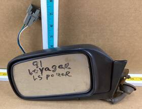 128-01099 Plymouth 1991 Voyager Driver Left Side View Mirror Power Non-heated