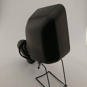 128-04807r Plymouth Oem Side View Door Mirror For Wrangler Right Blk-text Pwr Heat Tested Gd