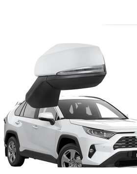 X1m9600201lx Poleparts 1x Driver Side Mirror For 2019-2021 Toyota Rav4 Power Heated Bsm With Turn Signal