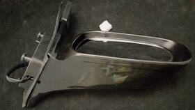 4112-31016-01 Polyway Rh Passenger Powered Motorized Side View Mirror Black