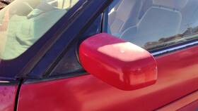 88896759 Pontiac 1990-1996 Grand Prix Driver Left Side Mirror Power Door Mounted Oem Red 2 88896759 Pontiac 1990-1996 Grand Prix Driver Left Side Mirror Power Door Mounted Oem Red 2